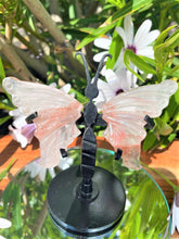 Load image into Gallery viewer, Mini Fire Quartz Crystal Butterfly Wings
