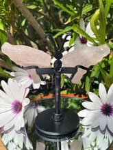 Load image into Gallery viewer, Mini Rose Quartz Crystal Butterfly Wings
