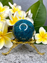 Load image into Gallery viewer, Stunning Blue Apatite Crystal Sphere Ball
