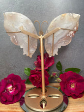 Load image into Gallery viewer, Heavenly Flower Agate Crystal Butterfly Wings
