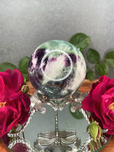 Load image into Gallery viewer, Stunning Snowflake Fluorite Crystal Sphere
