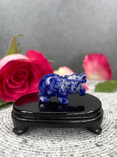 Load image into Gallery viewer, Lapis Lazuli Crystal Hippopotamus Carving
