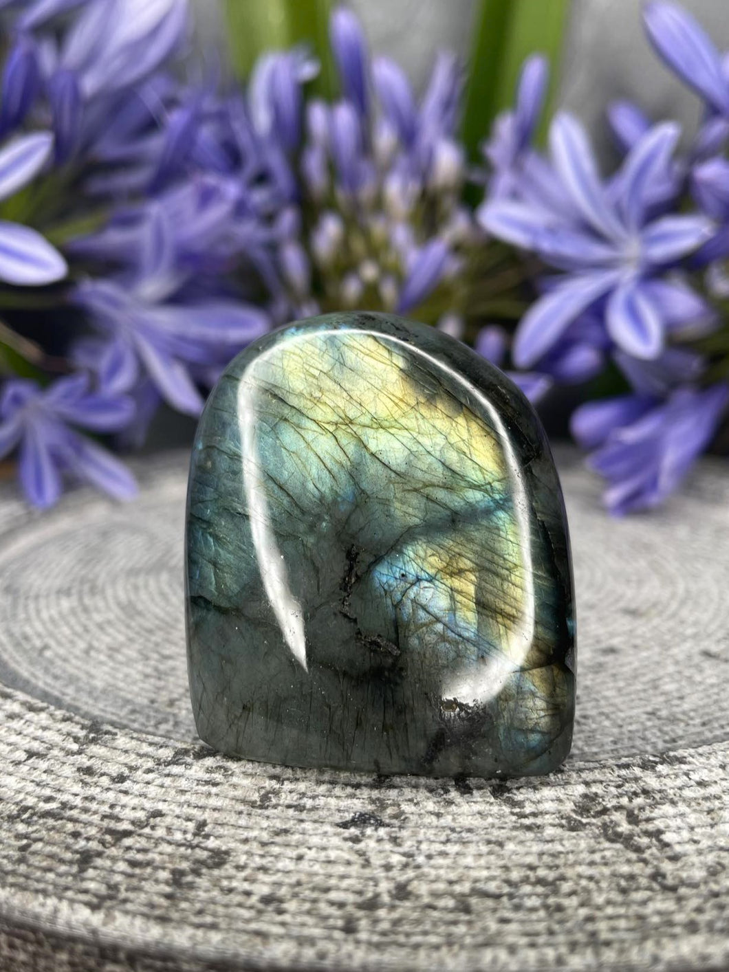 Small Labradorite Crystal Freeform With Flash