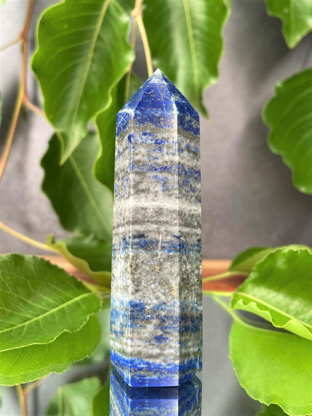 Stunning Lapis Lazuli Crystal Tower Point