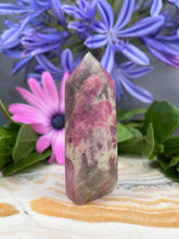 Load image into Gallery viewer, Pink Tourmaline Rubellite Crystal Tower Point Chakra Healing
