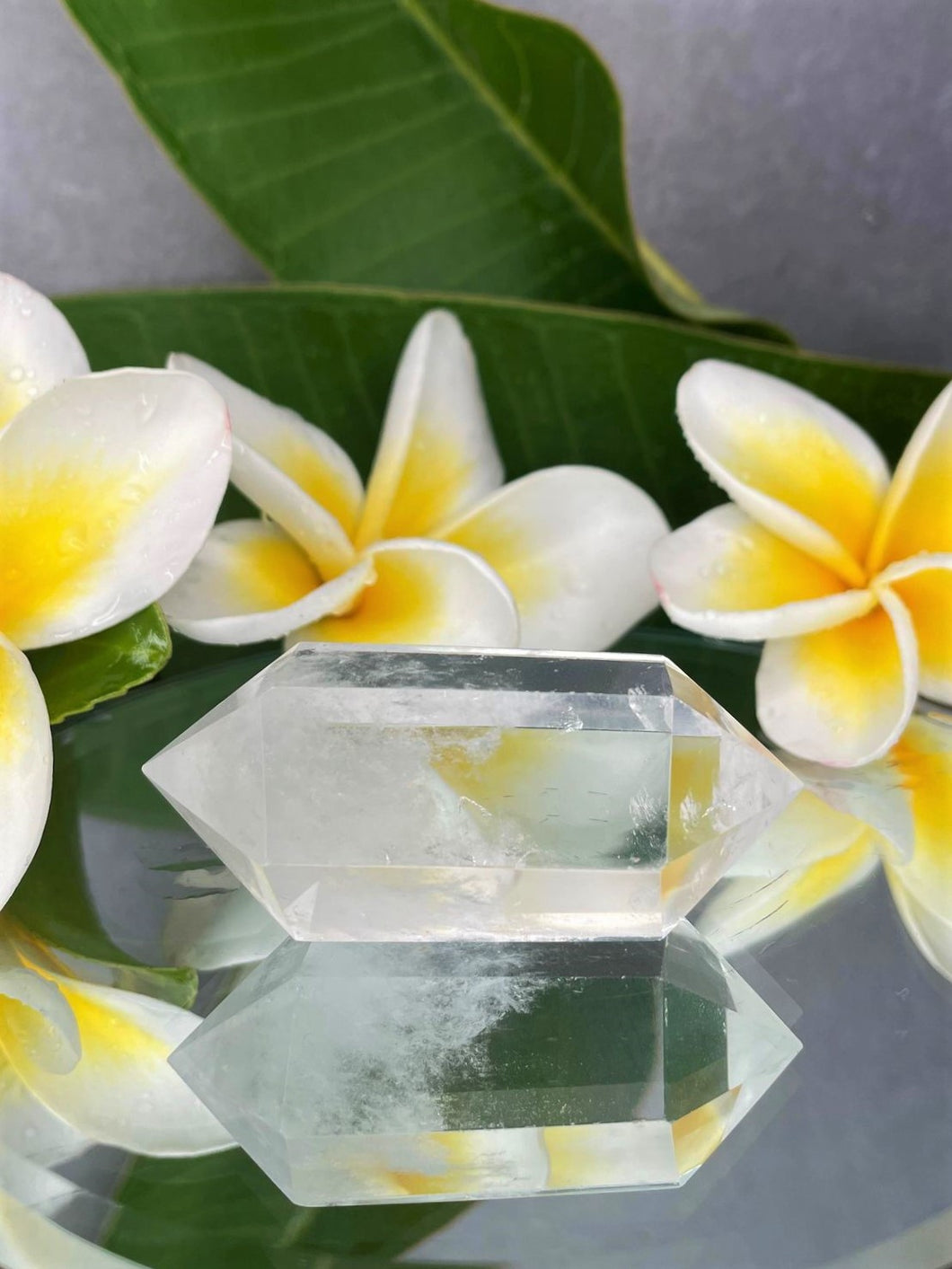 Healing Clear Quartz Crystal Double Point