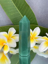 Load image into Gallery viewer, Abundance Green Aventurine Crystal Tower Point
