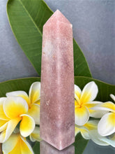 Load image into Gallery viewer, Pink Amethyst Crystal Tower Obelisk Point
