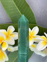 Load image into Gallery viewer, Abundance Green Aventurine Crystal Tower Point
