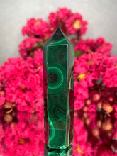 Load image into Gallery viewer, Stunning Natural Malachite Crystal Tower Point
