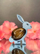 Load image into Gallery viewer, Easter Bunny Rabbits Crystal Eggs Home Décor Basket
