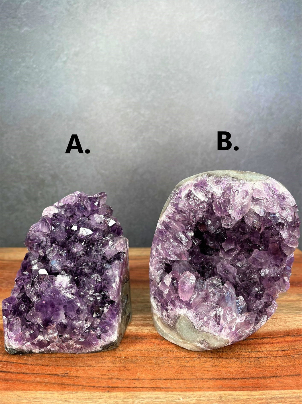 Tranquil Amethyst Geode Crystal Clusters