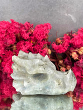 Load image into Gallery viewer, Beautiful Dragon Head Labradorite Crystal Stone Carving
