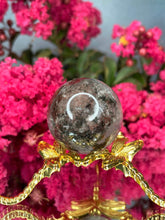 Load image into Gallery viewer, Natural Garden Quartz Lodolite Crystal Sphere
