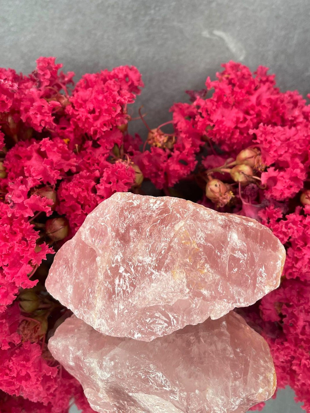 Raw Rose Quartz Natural Crystal Stone