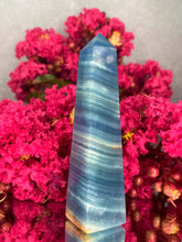 Load image into Gallery viewer, Stunning High Quality Blue Onyx Crystal Tower Point
