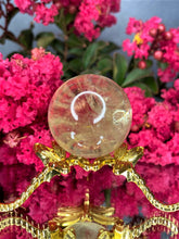 Load image into Gallery viewer, Beautiful Citrine Crystal Sphere With Rainbows

