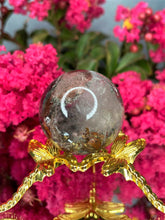 Load image into Gallery viewer, Landscape Garden Quartz Lodolite Crystal Sphere
