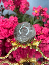 Load image into Gallery viewer, Natural Garden Quartz Lodolite Crystal Sphere
