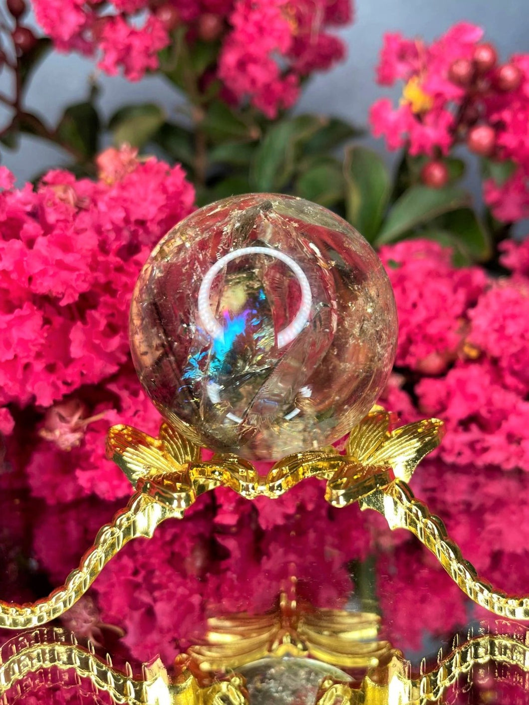 Chakra Healing Citrine Crystal Sphere