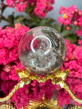 Load image into Gallery viewer, Stunning High Quality Garden Quartz Lodolite Crystal Sphere
