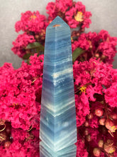 Load image into Gallery viewer, High Quality Blue Onyx Crystal Tower Point
