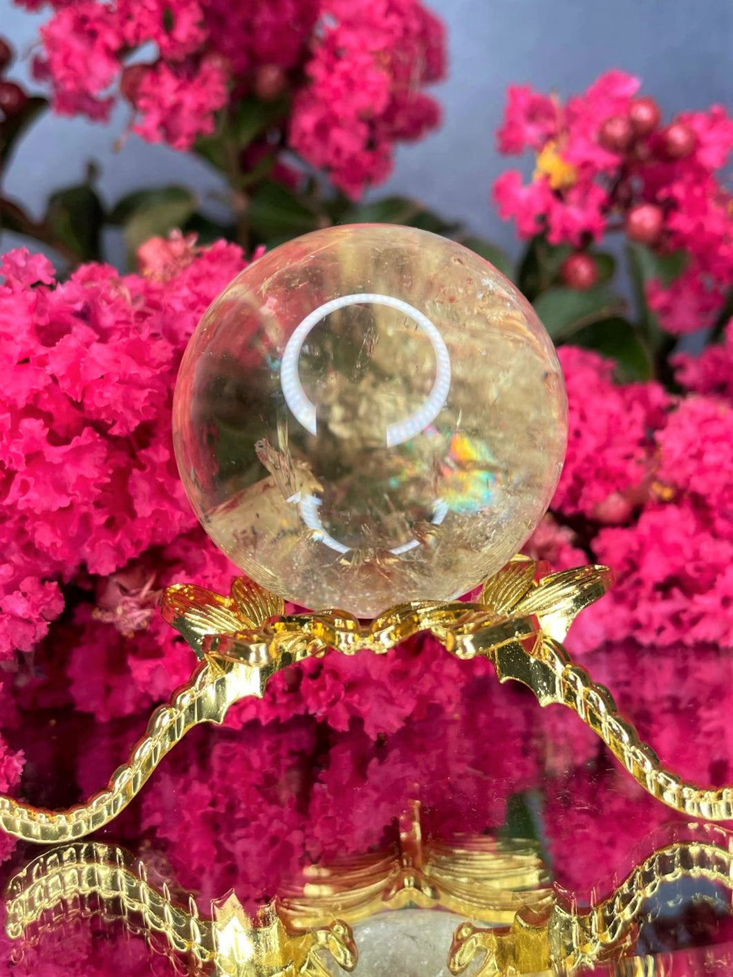 Joy Abundance Citrine Crystal Sphere