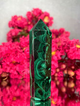 Load image into Gallery viewer, Stunning Natural Malachite Crystal Tower Point
