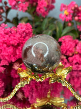 Load image into Gallery viewer, Landscape Garden Quartz Lodolite Crystal Sphere
