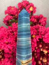 Load image into Gallery viewer, Stunning High Quality Blue Onyx Crystal Tower Point

