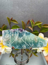 Load image into Gallery viewer, DISCOUNTED Stunning Snowflake Fluorite Crystal Slab
