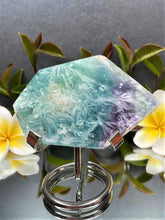 Load image into Gallery viewer, DISCOUNTED Snowflake Fluorite Crystal Slab Chakra Healing
