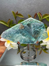 Load image into Gallery viewer, DISCOUNTED Calming Snowflake Fluorite Crystal Slab
