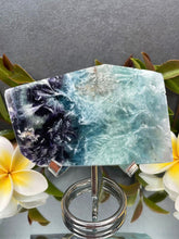 Load image into Gallery viewer, DISCOUNTED Harmony Snowflake Fluorite Crystal Slab
