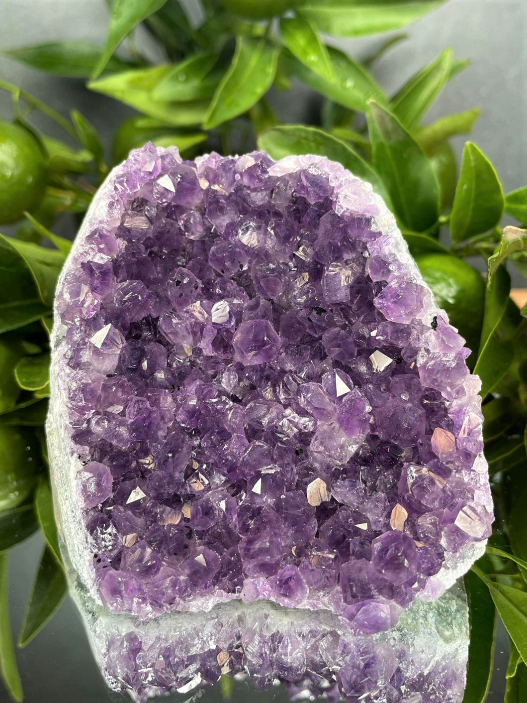 Inner Peace Amethyst Crystal Cluster Geode