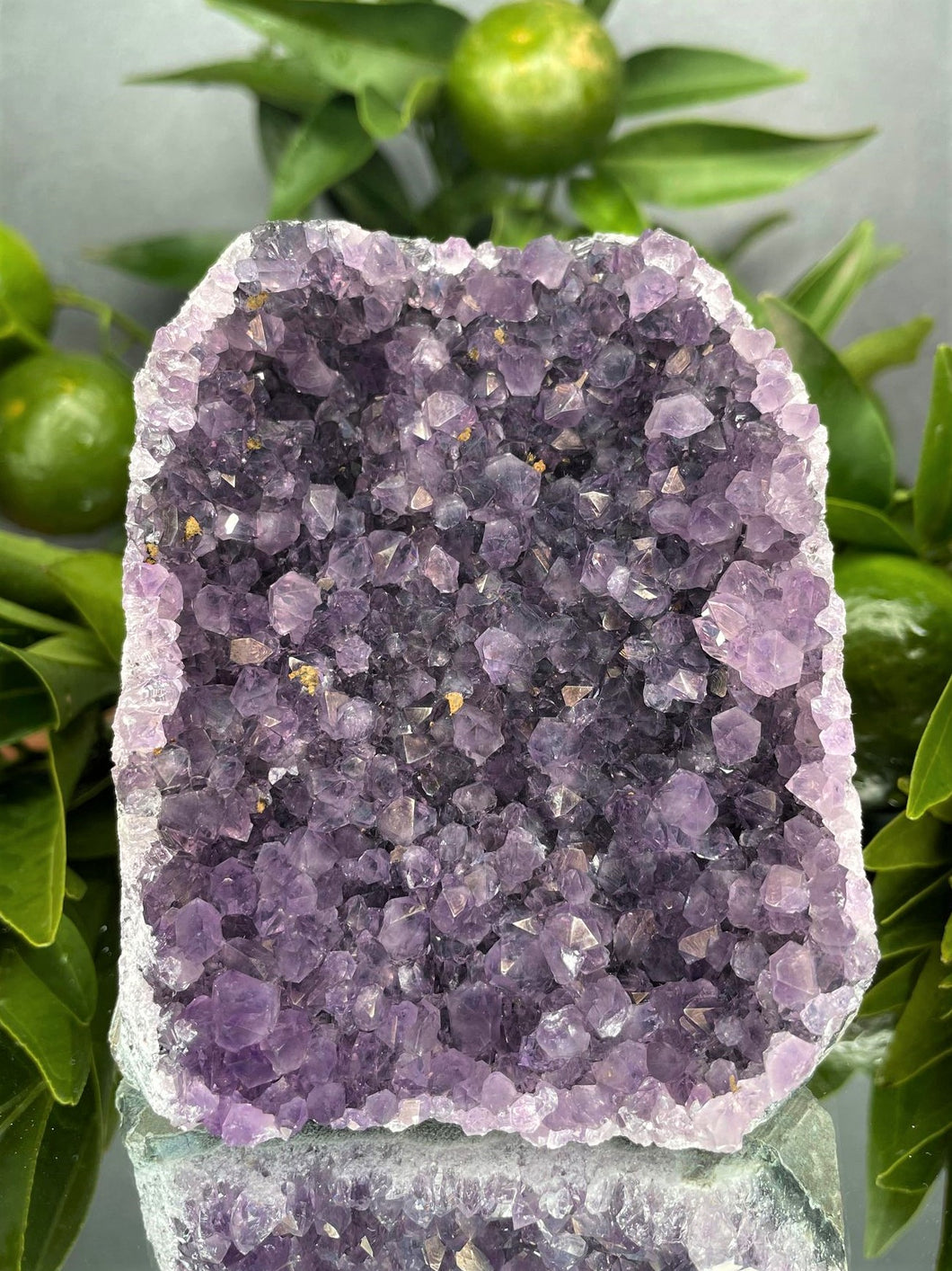Intuition Amethyst Crystal Cluster Geode