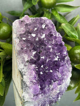Load image into Gallery viewer, Harmony Amethyst Crystal Cluster Geode
