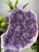 Load image into Gallery viewer, Healing Amethyst Crystal Cluster Geode Home Décor
