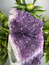 Load image into Gallery viewer, Healing Amethyst Crystal Cluster Geode Home Décor
