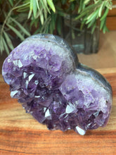 Load image into Gallery viewer, Breathtaking Amethyst Crystal Cluster Heart

