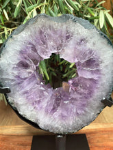 Load image into Gallery viewer, Beautiful Amethyst Crystal Portal Cluster On Stand
