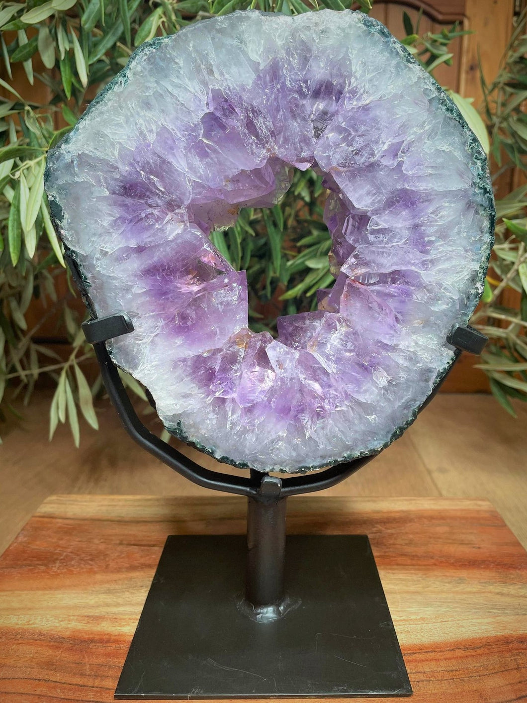 Stunning Amethyst Crystal Portal Cluster On Stand