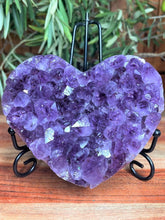 Load image into Gallery viewer, Breathtaking Amethyst Crystal Cluster Heart
