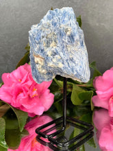 Load image into Gallery viewer, Natural Kyanite Crystal Rough Stone On Fixed Stand
