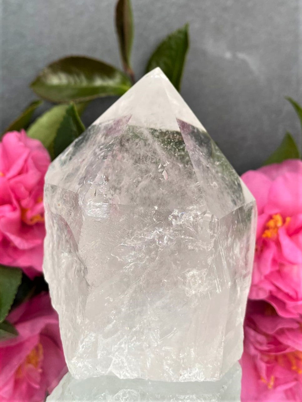 Exquisite Raw Natural Clear Quartz Point Crystal With Imperfections