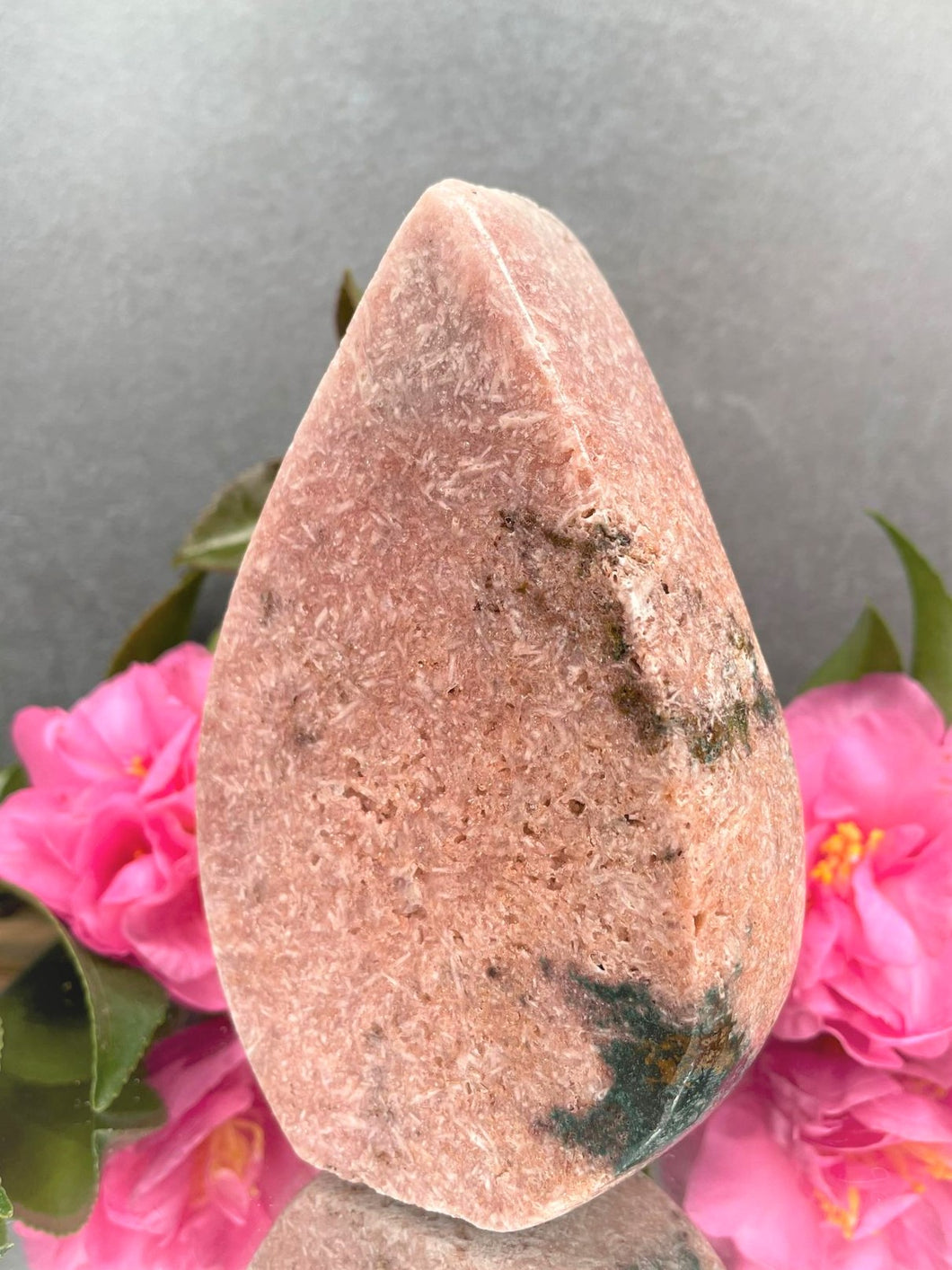 Stunning Pink Amethyst Crystal Flame Freeform