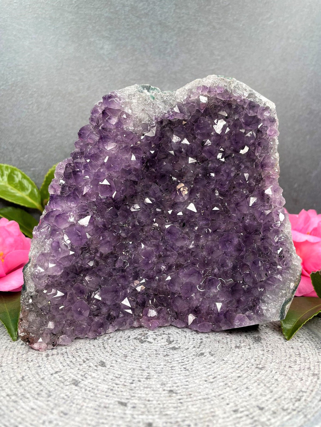 Chakra Healing Amethyst Geode Crystal Cluster