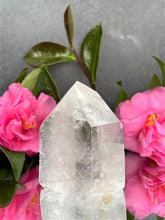 Load image into Gallery viewer, Natural Clear Quartz Point Raw Crystal With Imperfections
