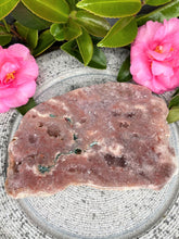 Load image into Gallery viewer, Chakra Healing Natural Pink Amethyst Crystal Slab
