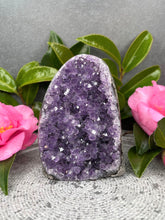 Load image into Gallery viewer, Polished Amethyst Geode Healing Crystal Cluster
